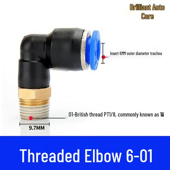 Telescopic Air Hose Set: 8mm/6mm Coil Tube, Scissor Lift Spring, Cylinder Connector Fittings
