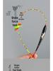 Enhanced High-Sensitivity Crucian Carp Float: Wind & Wave Resistant with Eye-Catching Tail.