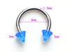 Acrylic Stainless Steel Eyebrow Navel Belly Lip Nose Tongue Rings Body Piercing Jewelry Bar Ring  105pcs/set