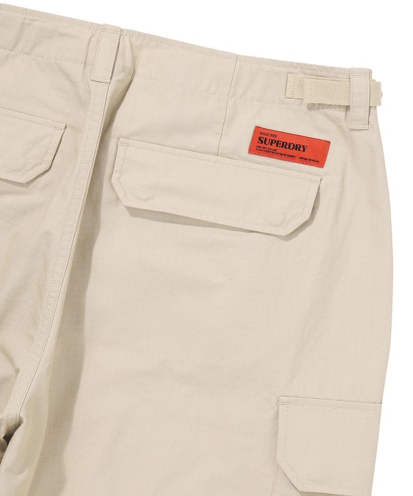 Syupeodeulai Cargo Parachute Pants Beige