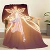 Nicole Reeyn Genshin Impact Blanket Soft Throw Blanket for Home Bedroom Bed Sofa Picnic Travel Office Rest Cover Blanket Gift