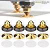 Gold Speaker Spike Metal Spikes Cone Floor Foot Nail Furniture Pads Professional Speaker Accessories Amplifier Audio Equipment