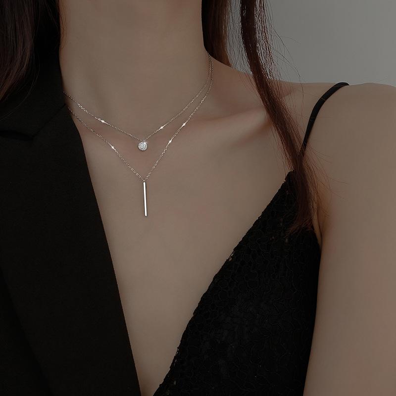 Punk Popular Geometric Sweater Box Chain Female Long Necklace for Women Adjustable Fine Jewelry Wedding Party Birthday Gifts