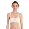 Thin Lace Hook Lace Strap Bra No Underwire Small Chest Held Back Double Row Buckle Solid Color Sexy Underwear Multi-color