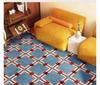 Modern Plaid Carpet Living Room Fashion Design Fluffy Plush Bedroom Bedside Floor Mats Home Decoration Sofa Area Non-slip Rug
