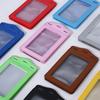 PU Leather Badge Holder Trifold Duty ID Card Holder for ID Name Card Business Name Tag Student ID Card