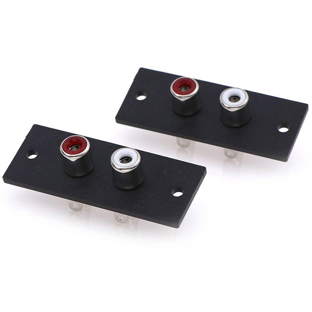 AV Adapter RCA Plate Copper Core Connecting Plug Audio RCA Plug RCA Terminal RCA Jack Connector