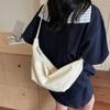 Pu Solid Color Zipper Shoulder Bag High Quality Versatile Commuter 2026 Brand Bags for Women Sewing Commute Crossbody Bags