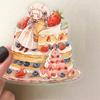52 Transparent Cartoon Watercolor Fairy Tale Sticker Pack Waterproof Transparent PET Hand Account Decorative Guitar Notebook