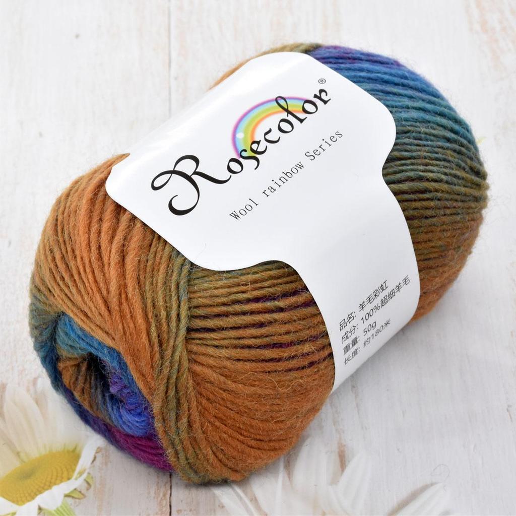 6pcs 300g (10.56oz) Soft Wool Yarn for Knitting Crochet DIY Blanket Shawl Scarf Amigurumi Jewelry Making Premium Craft Supplies Needle Arts Yarn