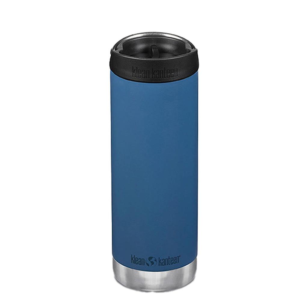 Klean Kanteen TK Wide Mug Bottle with Cafe Cap, Real Teal, 16oz (473ml), 1008353