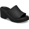 Crocs Brooklyn Slide Heels Black Black 209408 060