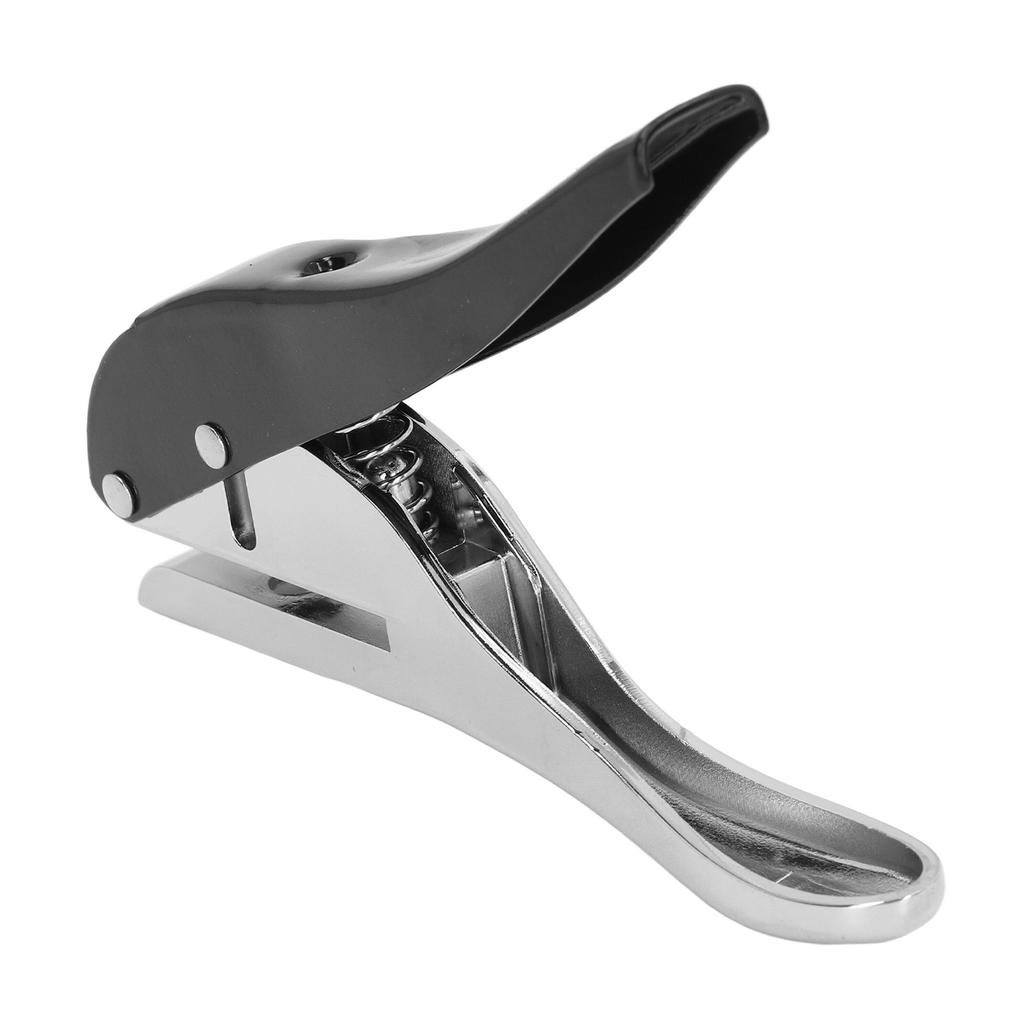 8mm Single Hole Punch Heavy Duty Handheld Puncher Portable Punching Pliers for Paper Belt PVC Film