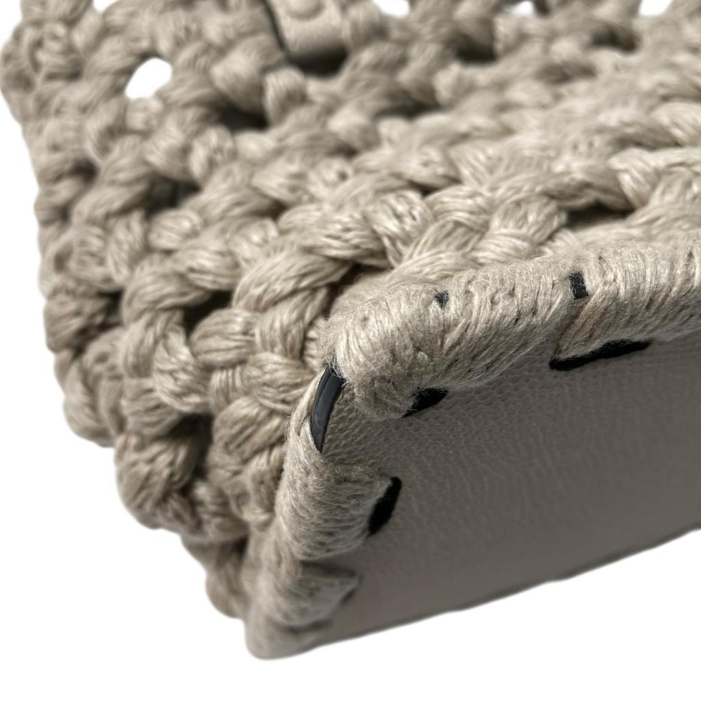 Gebrauchte Valextra Umhängetasche Gurege Canvas/Leder Damen