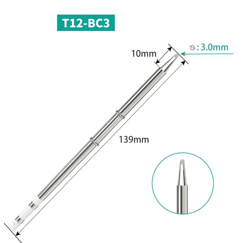 New T12-I BC2 BC3 ILS J02 JL02 D24 T12 Series Replace Soldering Iron Tips For Hakko Fx951
