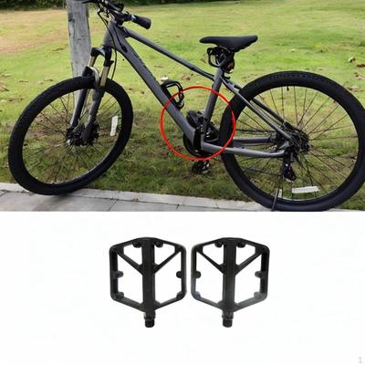 2 Mountain Bike Pedals, Flat Pedals for Component Repair.
