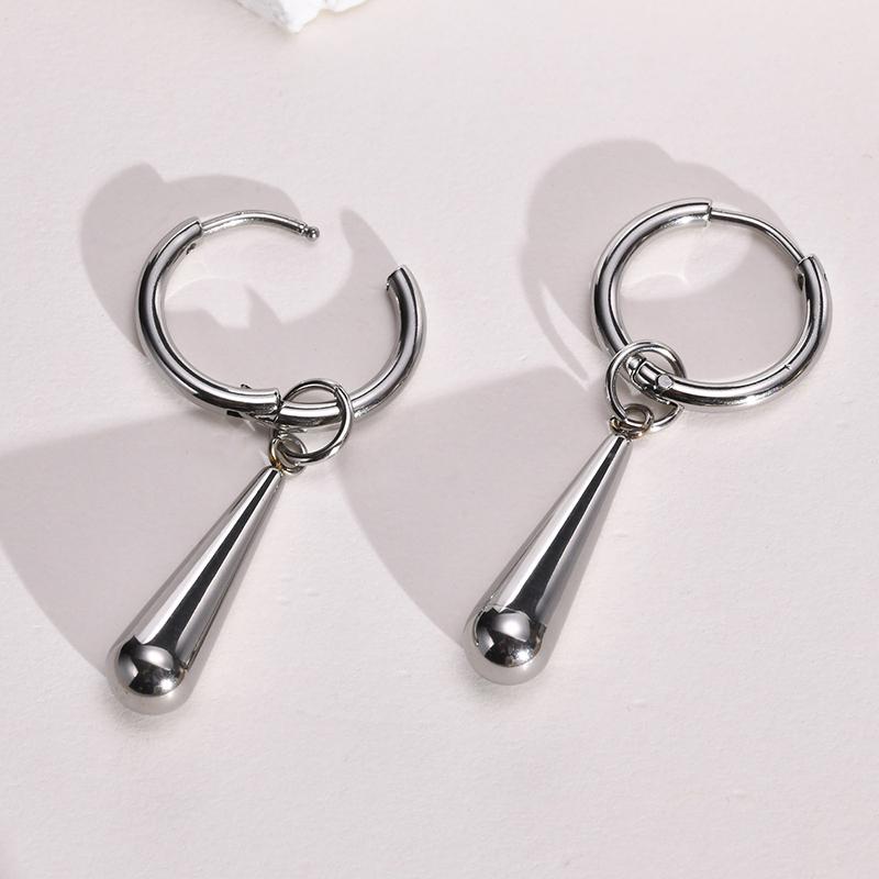 1pc Fashion Japan Anime Water Drop Earrings for Women Men's Pendant Hoop Earrings Simple Cosplay Party Jewelry Gift