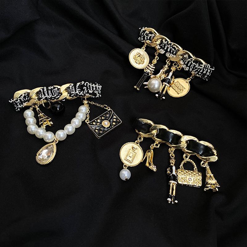 1Pcs Vintage Pearl Brooch For Women'S Clothing Pearl Brooch Gift For Girl Friend Accessories For Jewelry