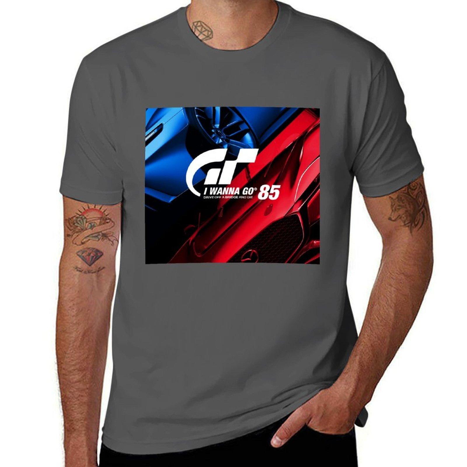 

Gran Turismo X NakeyJakey Футболка футболки для чоловіка бавовняні м які футболки з принтами Футболка 4XL