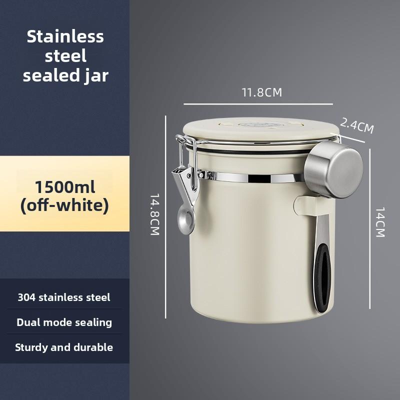 Coffee Bean Storage Container, Coffee Powder Sealed Container, Storage Container, Storage for Coffee Beans