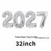 2026 Large Foil Number Balloons Set: 32'' & 40'' for New Year's Celebrations