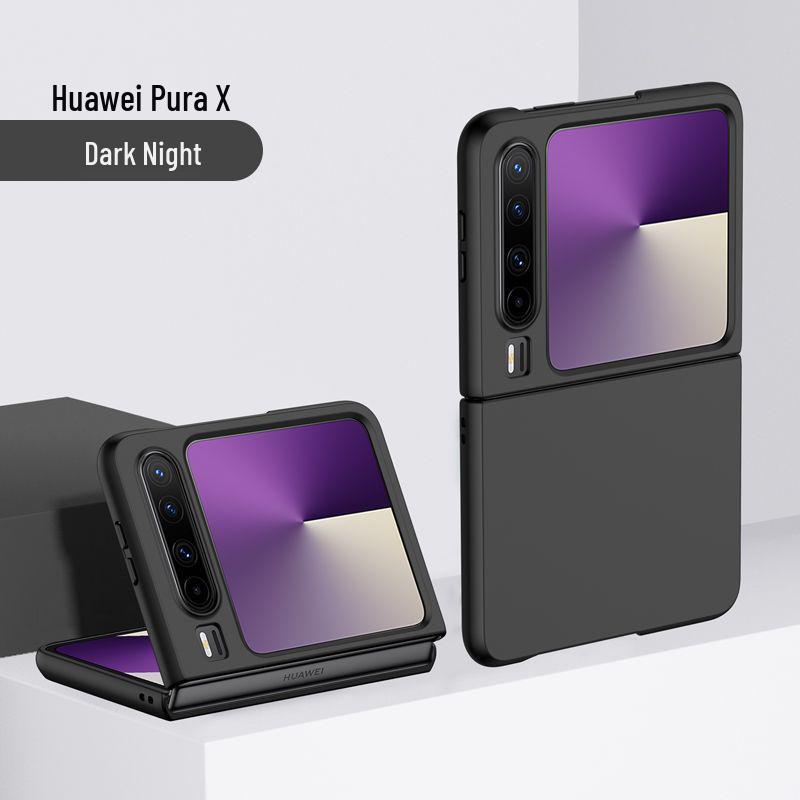 New Foldable Skin-Feel Huawei Pura X Protective Phone Case - Full Coverage, Anti-Drop, Hard Shell for All Genders