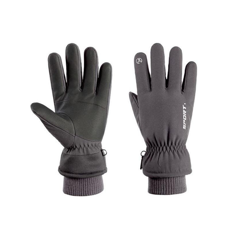 Warm Skiing Fleece  Anti Slip Touch Screen Cycling Sports  Cold Proof  Outdoor Windproof and Waterproof Winter Gloves