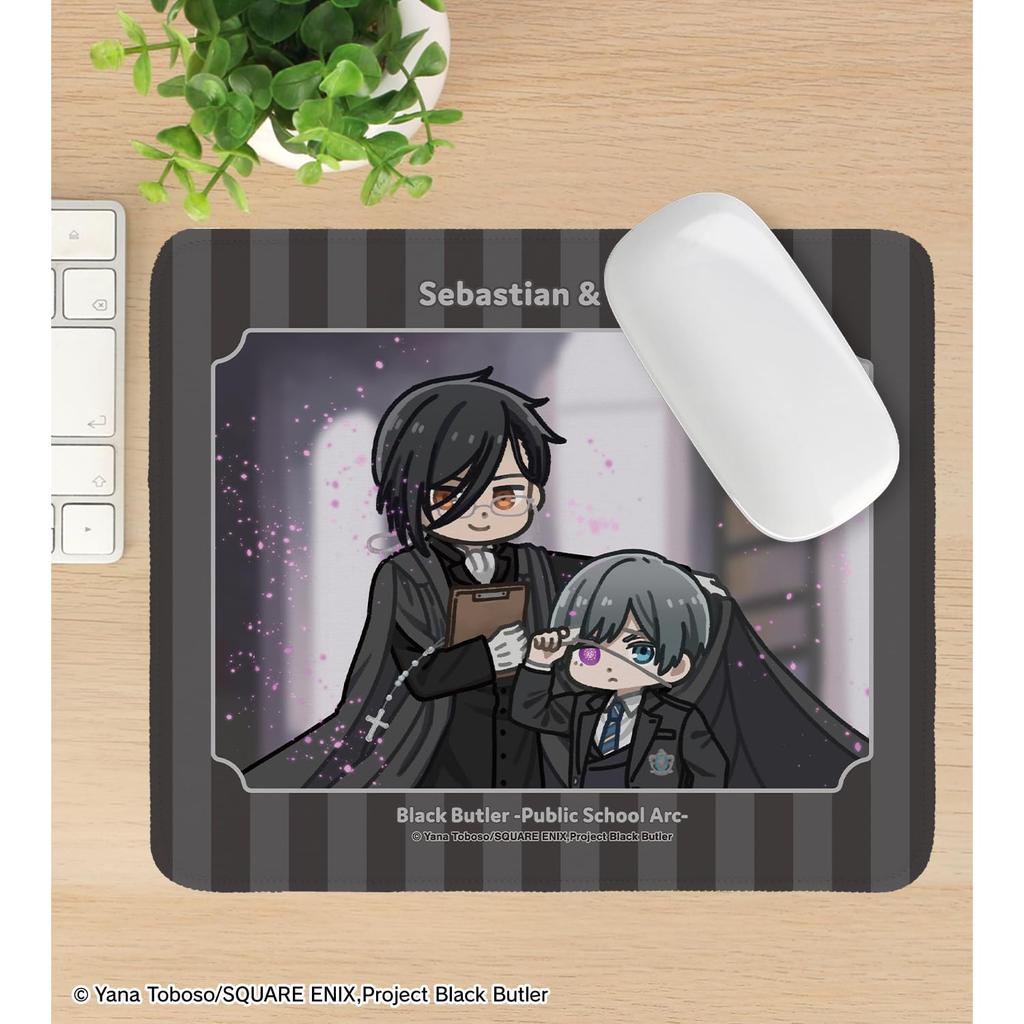 TV Anime Boarding School Sebastian Ciel Yurukoma Mouse Pad "Black Butler Arc" &