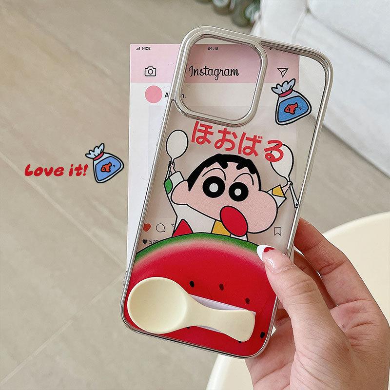 Cartoon Xiaoxin Mobile Phone Stand Table Suitable for Apple 16promax Mobile Phone Case IPhone 15 Protective Case 14