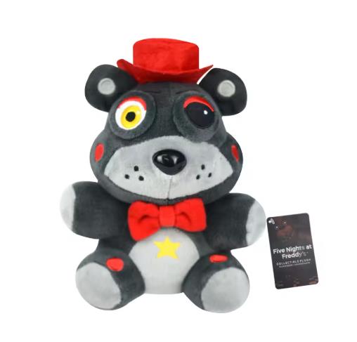 spot New FiveNight At Freddy Fnaf Cute Plush Toys Game Doll Bonnie Bear Foxy Cartoon Stuffed Dolls Freddy Toys For Children Gif