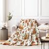Christmas Creative Throw Flannel Print Blanket Super Soft Cozy Sofa Nap Blanket Home Perfect Home Gift for Her
