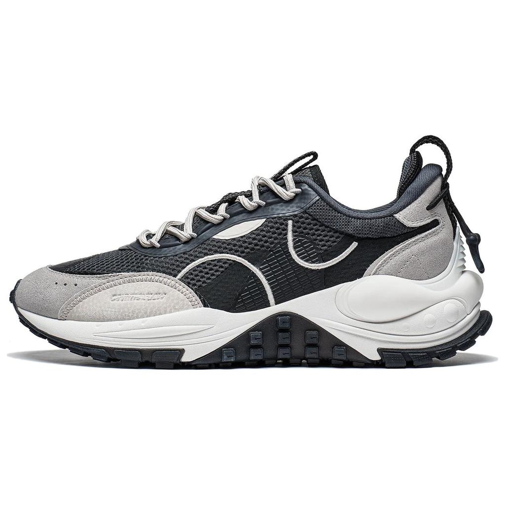 new LINING CF Casual Shoes Men Low Top Black/Gray