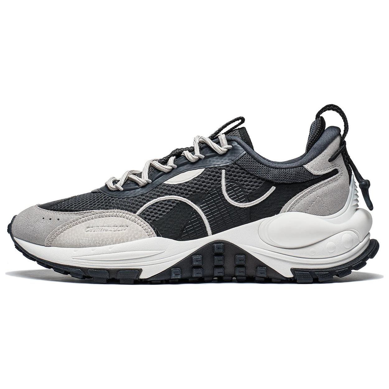 

Новые повседневные кроссовки LINING CF для мужчин, низкие, черно-серые AGLT073-3 41