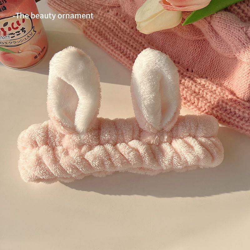Cute Cartoon Face Washing & Makeup Headband for Women