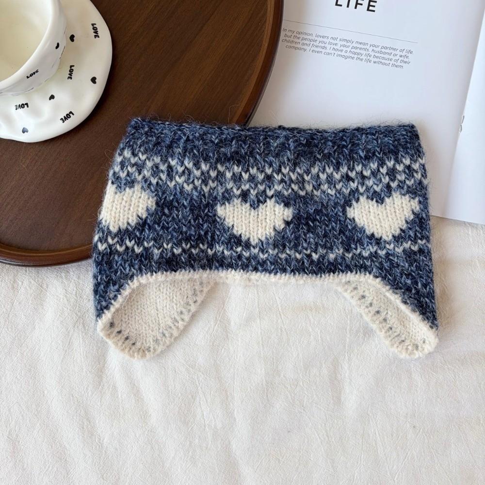 Snowflake Knitted Ear Cover Warm Ear Warmer New Winter Earmuffs  Women