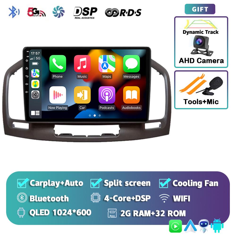 Android 14 Carplay Auto For Buick Regal Opel Insignia 2009 2010 2011 2012 2013 Car Radio Multimedia Player Stereo GPS WIFI+4G BT