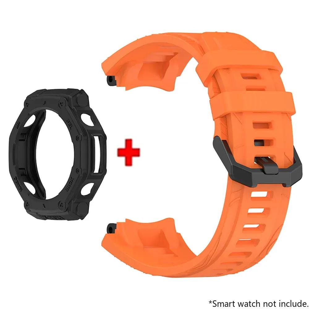 Silikonový řemínek a pouzdro pro chytré hodinky Huami Amazfit T-REX 3 Řemínek Náramek T-Rex3 Sportovní náramek Náramek na zápěstí S nástrojem