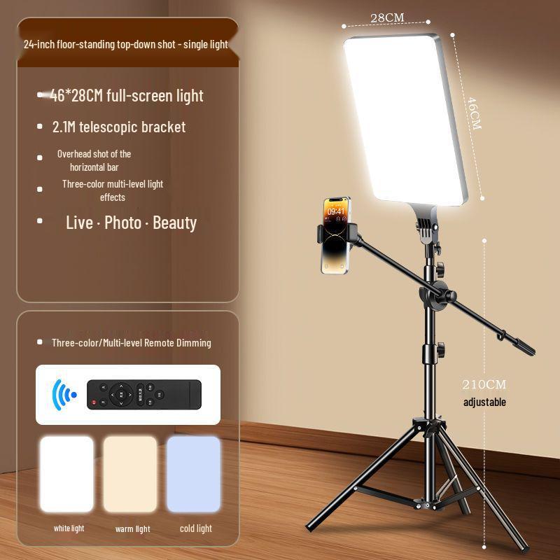 Panou profesional de lumină LED pentru streaming live și fotografie de interior