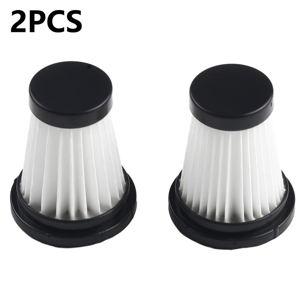 2 st Handdammsugare Filter Ersättningstillbehör Tvättbart Filter Dammsugare Hem Bil Mini Trådlös Återanvändbara Filter