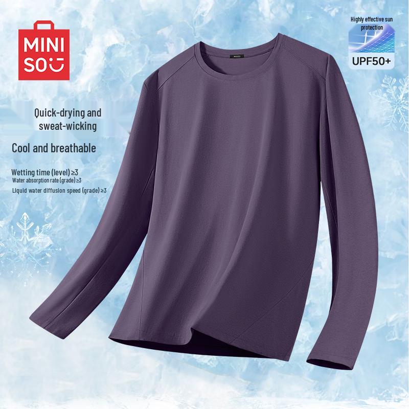 MINISO Men s Outdoor Quick-Dry Long Sleeve T-Shirt 2XL