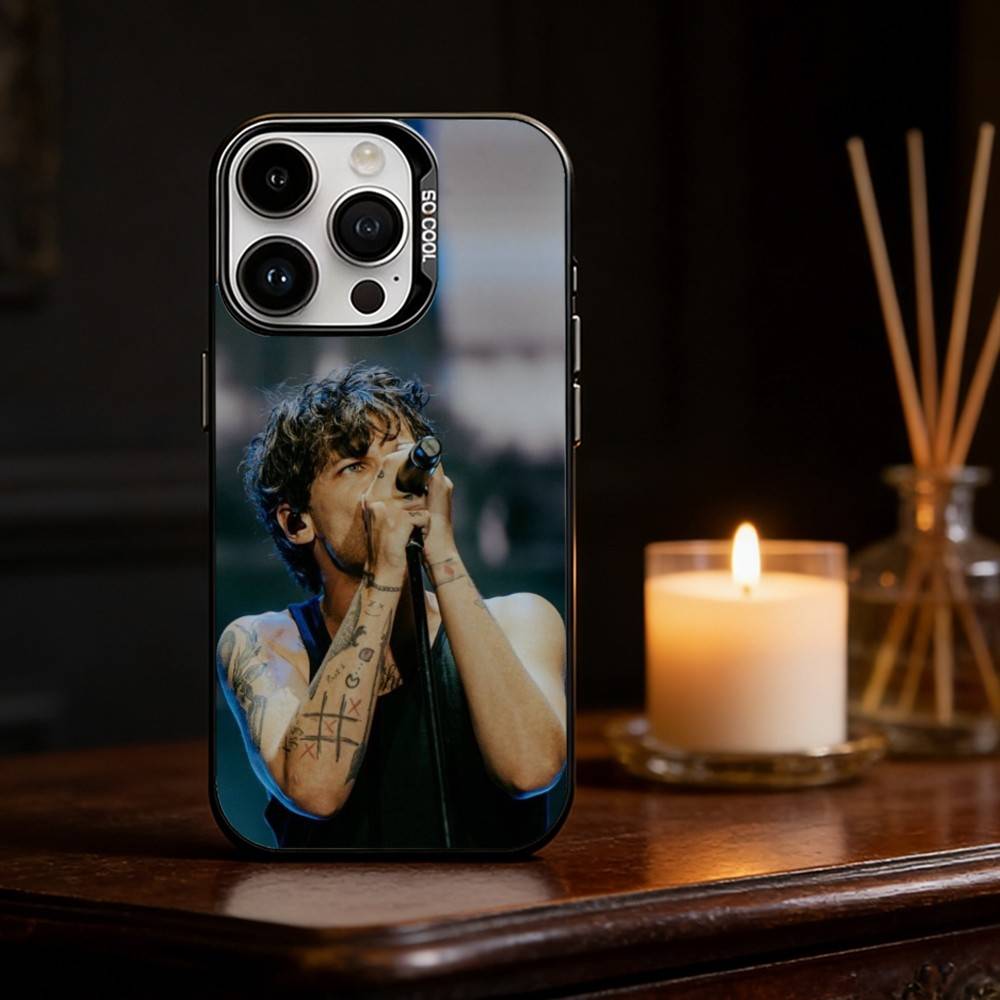 Singer L-Louis T-Tomlinson  Phone Case For iPhone 17,16,15,14,13,12,11,Pro Max,Plus Candy Silver Cover