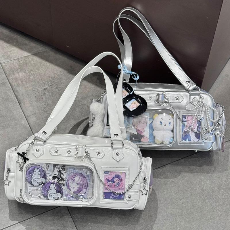 Manjing Youpin Original Pain Bag Baby Bag Transparent Women's Daily Oblique Cross Small Food Amount Student Card Bag [Sugar Cube Star Box]
