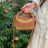 Summer Straw Woven Small Bag Casual Women's Bag Vacation Hand-held One-shoulder Crossbody Bag Trend