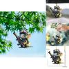 Colorful Fun And Acrylic Dinosaur Car Charm For Creative Vehicle Decor