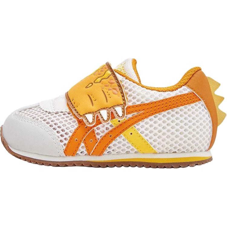 Asics Cotla Comfortable Lightweight Growth Protection Shoes Baby Sneakers White Orange 1144A426-100