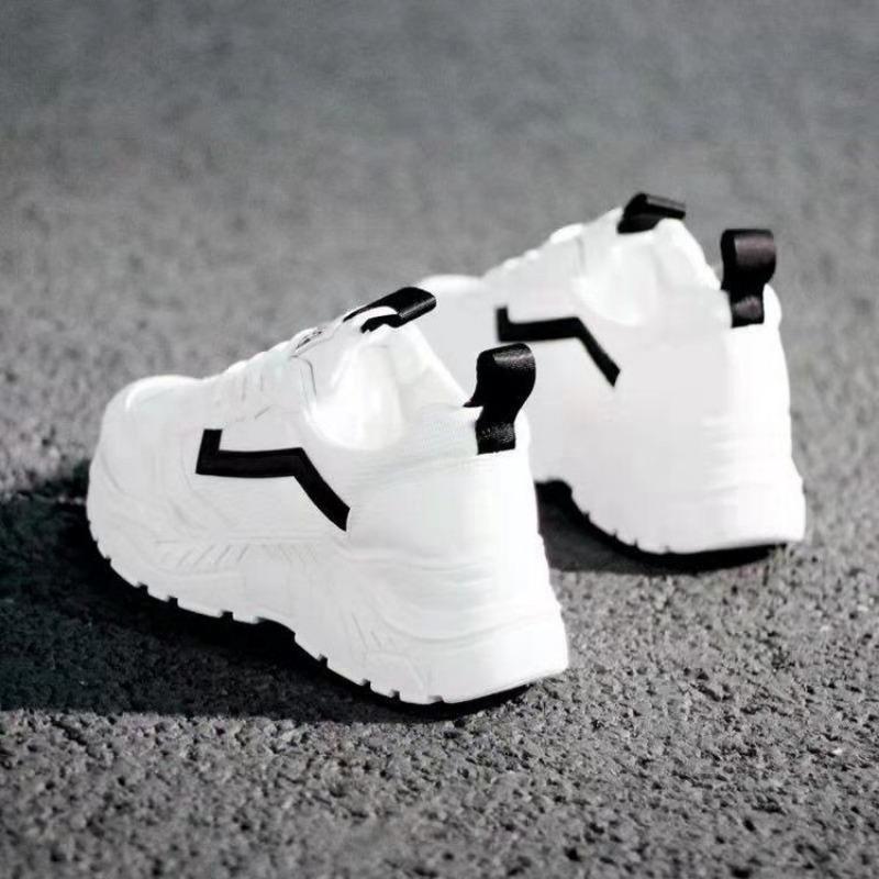 

summer white Women Sneakers Breathable Casual Women Shoes Lace Up Ladies Flats Female Vulcanized shoes Zapatillas De Mujer 35