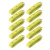 10Pcs Double Scale Soft Tape Measure Yellow Tailor Cloth Ruler  For Weight Loss