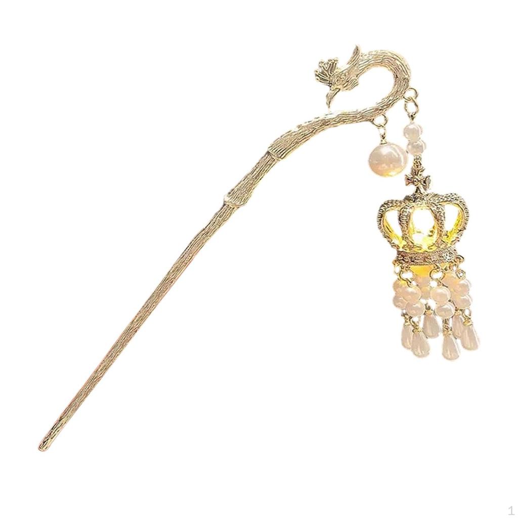 Bețișoare de păr chinezești Ace de lanternă cu barete luminoase Lumini LED Caciulă stil vintage clasic