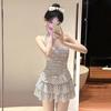 Popo Classic Cake Skirt Slim Fit and Slimming One-piece Swimsuit for Women