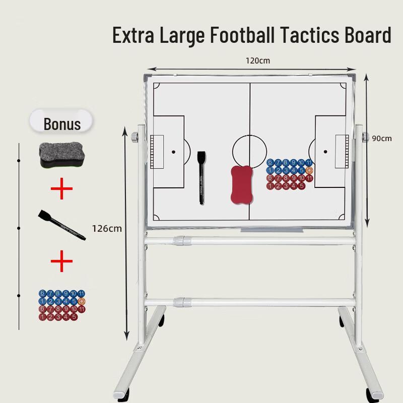 Yaying Extra Large Double-Sided Soccer Tactics Board with Stand